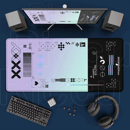 Cartoon Pink CSGO Gamer Mouse Pad – 400x900mm Anti-Slip Rubber Desk Mat for Keyboard & Gaming Accessories