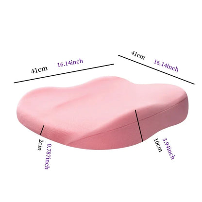 Car Booster Seat Cushion — Heightening, Breathable Portable Seat Pad for Fatigue Relief, Comfortable Driving