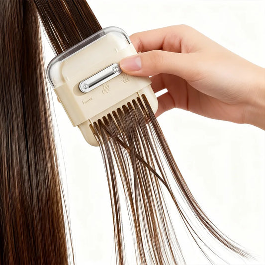 2-in-1 Hair Trimming Tool Set - Split End Trimmer and Thinning Comb for Women
