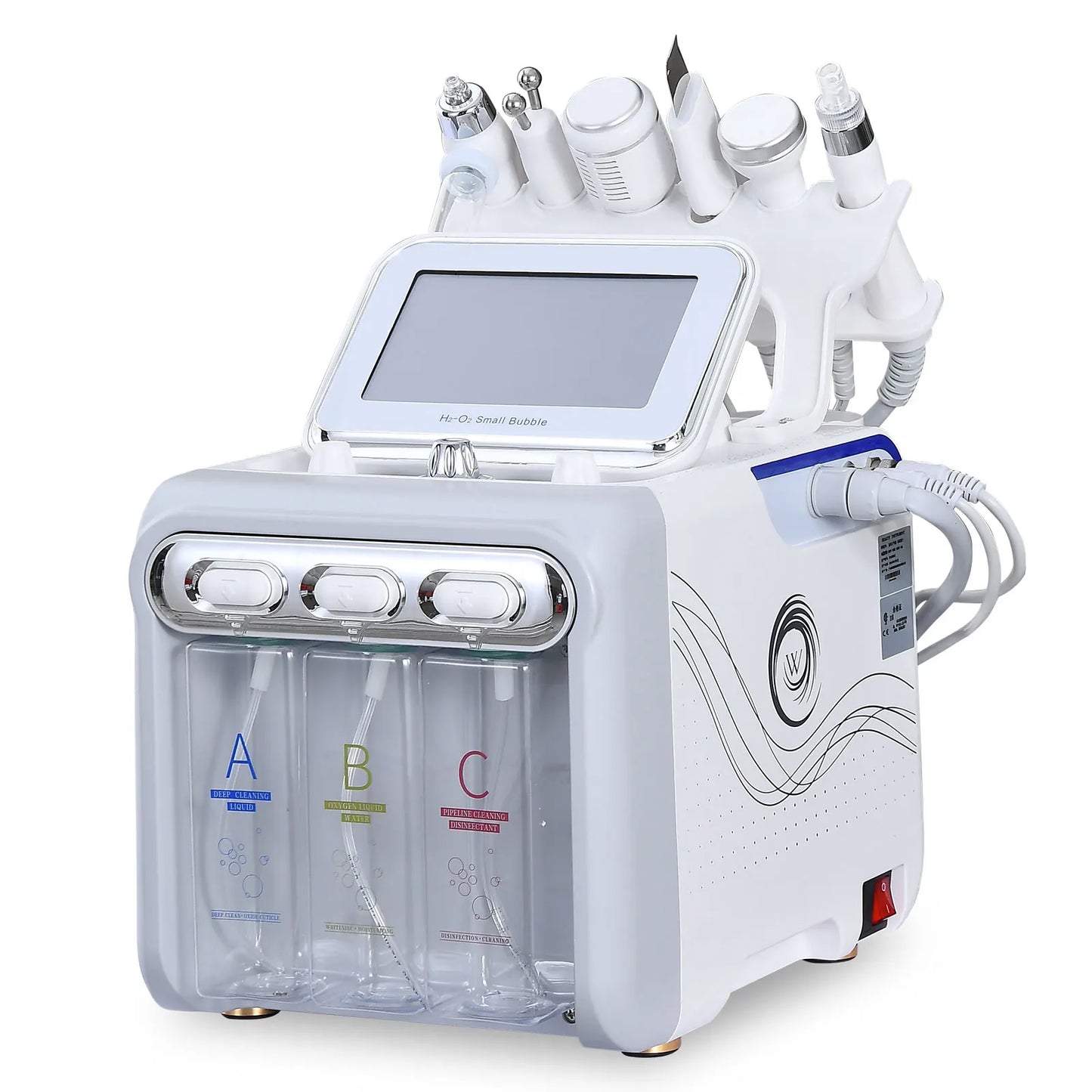Professional Hydro Dermabrasion Machine – Skincare & Face Care Radiofrequency Facial Cleaning with Hydra Beauty Small Bubble Device