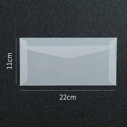 50 Pcs Blank Translucent Envelopes – for Invitations, Postcards, Gift Boxes, Wedding & Business Letters