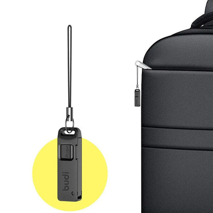 BUDI SIM TF Card Storage Box – Ejector Pin, Anti-Lost Lanyard, Universal SIM Card Tray for Mobile Phones