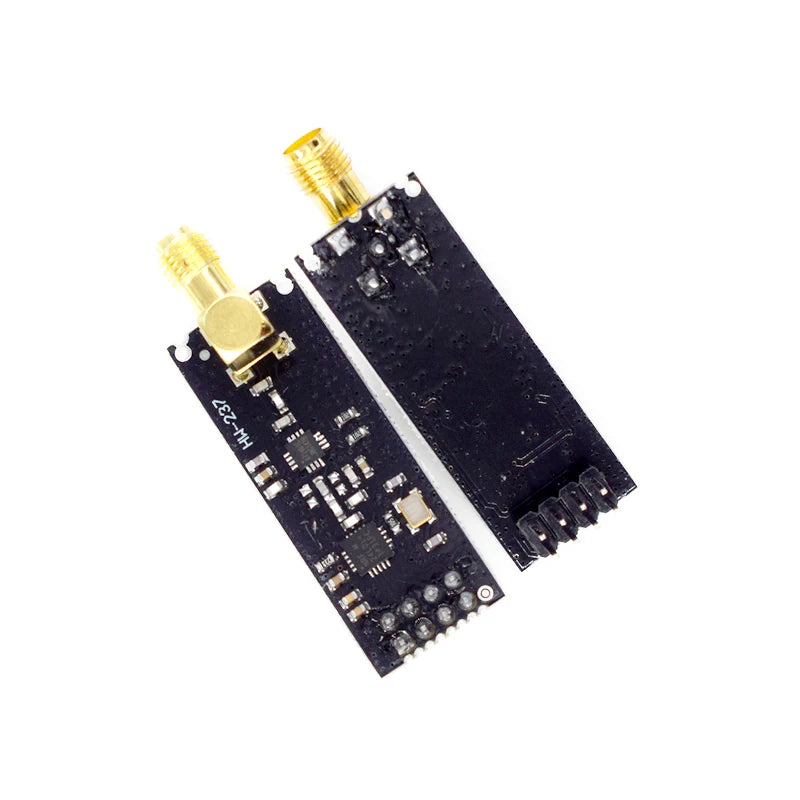 NRF24L01+PA+LNA Wireless Transceiver Module 2.4GHz 1100m Range with Antenna and 3.3V Breakout Adapter - Long Range RF Communication Module