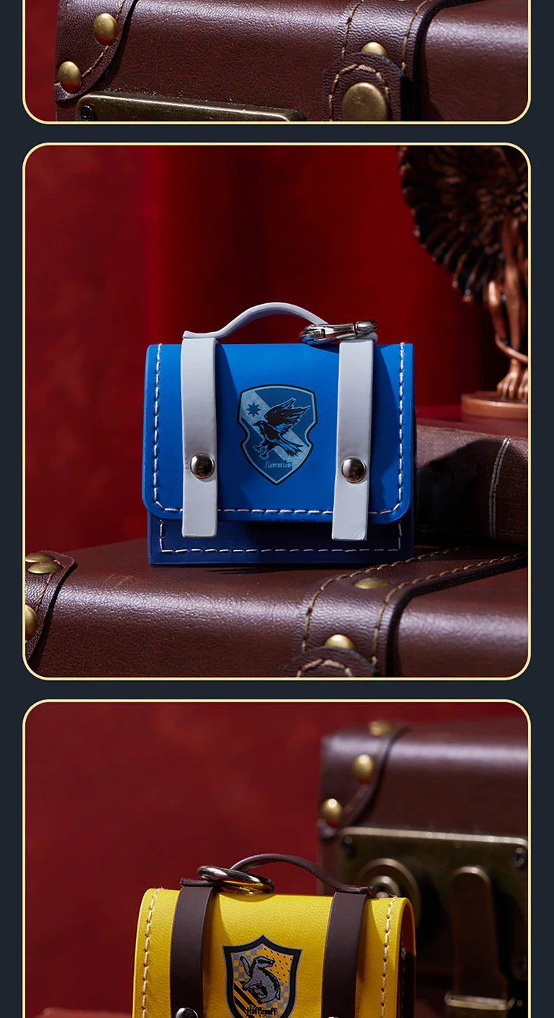 Harry Potter College Style Leather Bag – Portable Headset Protection & Storage Ba