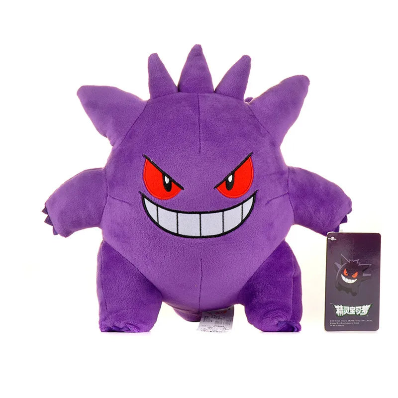 Gengar Plush Toy — Pokemon Stuffed Doll, Funny Devil Peluche, Anime Pikachu Plushies, Kawaii Collectible & Christmas Gift
