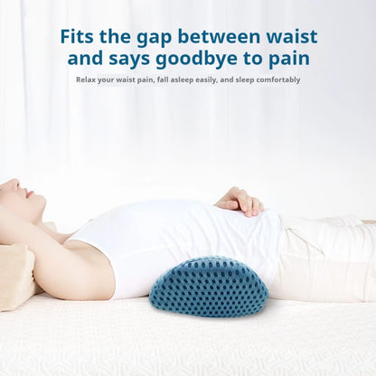Breathable Memory Foam Cushion – Car Seat, Waist & Lumbar Support Pillow, Bed & Sleeping Interior Accessories