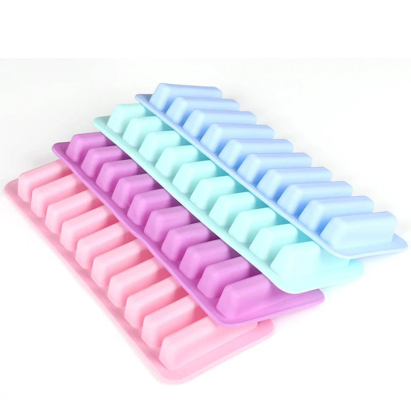 10 - Grid Stick Shape Silicone Ice Tray for Easy Release Fun