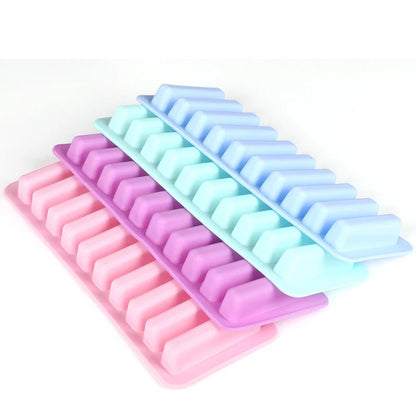 10 - Grid Stick Shape Silicone Ice Tray for Easy Release Fun