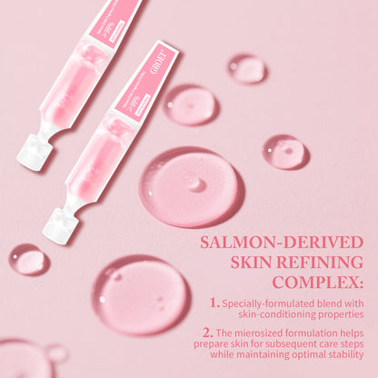 10pcs PDRN Pink One-Day Serum – Deep Moisturizing, Repairing, Brightening & Anti-Sagging Skin Care Essence