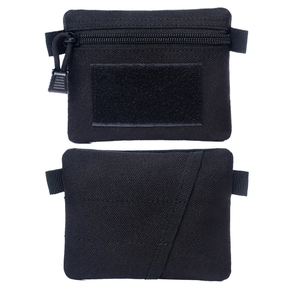 Outdoor Waterproof EDC Molle Wallet — Portable Travel Zipper Waist Pouch for Camping, Hiking & Hunting