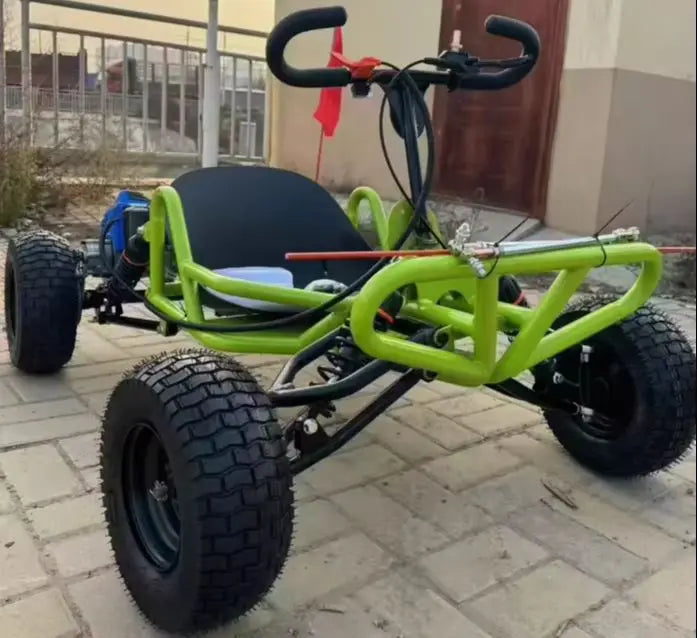SRJOIN Off-Road Mini Go Kart, Drift-Ready Sports Kart for Adults & Kids, Track-Ready Small Powered Vehicle