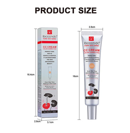 CC Cream Concealer – Full Coverage Liquid Foundation, Waterproof & Long-Lasting Korean Makeup