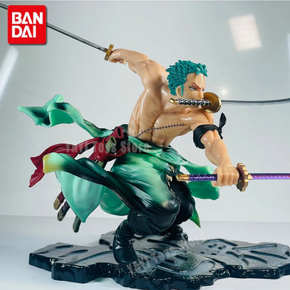 Roronoa Zoro Anime Figure - 10cm Three-Sword Style GK Manga Statue Collectible Model & Display Toy