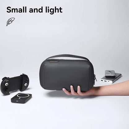 Waterproof Travel Cable Bag - Portable Digital Storage Pouch & Electronic Accessories Organizer for Tech Gear