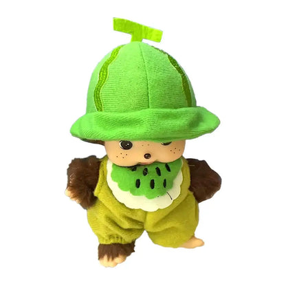 Fruit Adventure Strawberry Plush Doll – Cute PP Cotton Monchichi-Style Toy Bag Pendant Gift 15cm