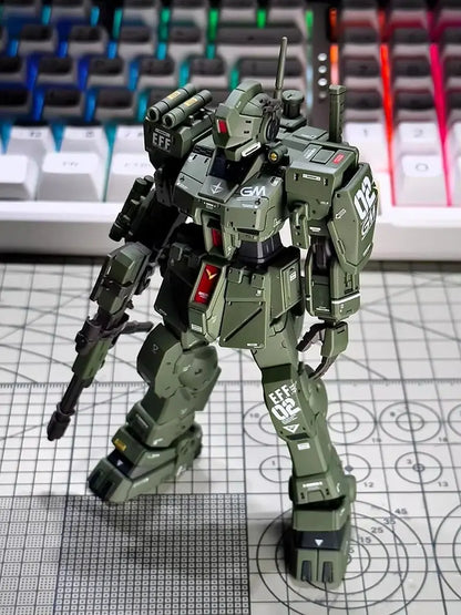 XFS HG RGM-79S GM Spartan 1/144 Scale Model Kit – Assembly Action Figure, Decorative Plastic Hobby Toy for Collection & Gift