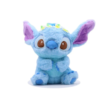 Disney Lilo & Stitch Plush Toys – Pink Lilo & Blue Stitch Stuffed Dolls, Cute Pendant Plush for Boys & Girls Birthday Gift