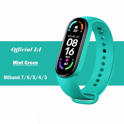 Silicone Strap for Xiaomi Mi Band 3-7 NFC – Sport Replacement Wristband Bracelet