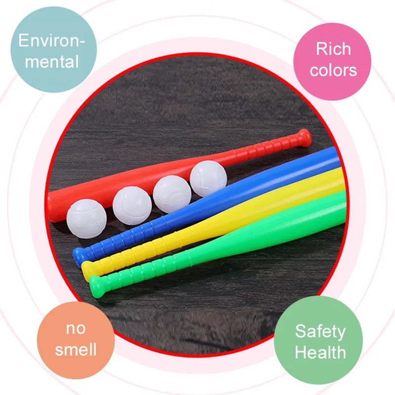 Baseball Toy Plastic Simulation – Outdoor Sports & Leisure Toys for Kids, Bodybuilding Parent-Child Games, Summer Gift TMZ