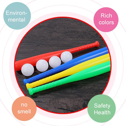 Baseball Toy Plastic Simulation – Outdoor Sports & Leisure Toys for Kids, Bodybuilding Parent-Child Games, Summer Gift TMZ