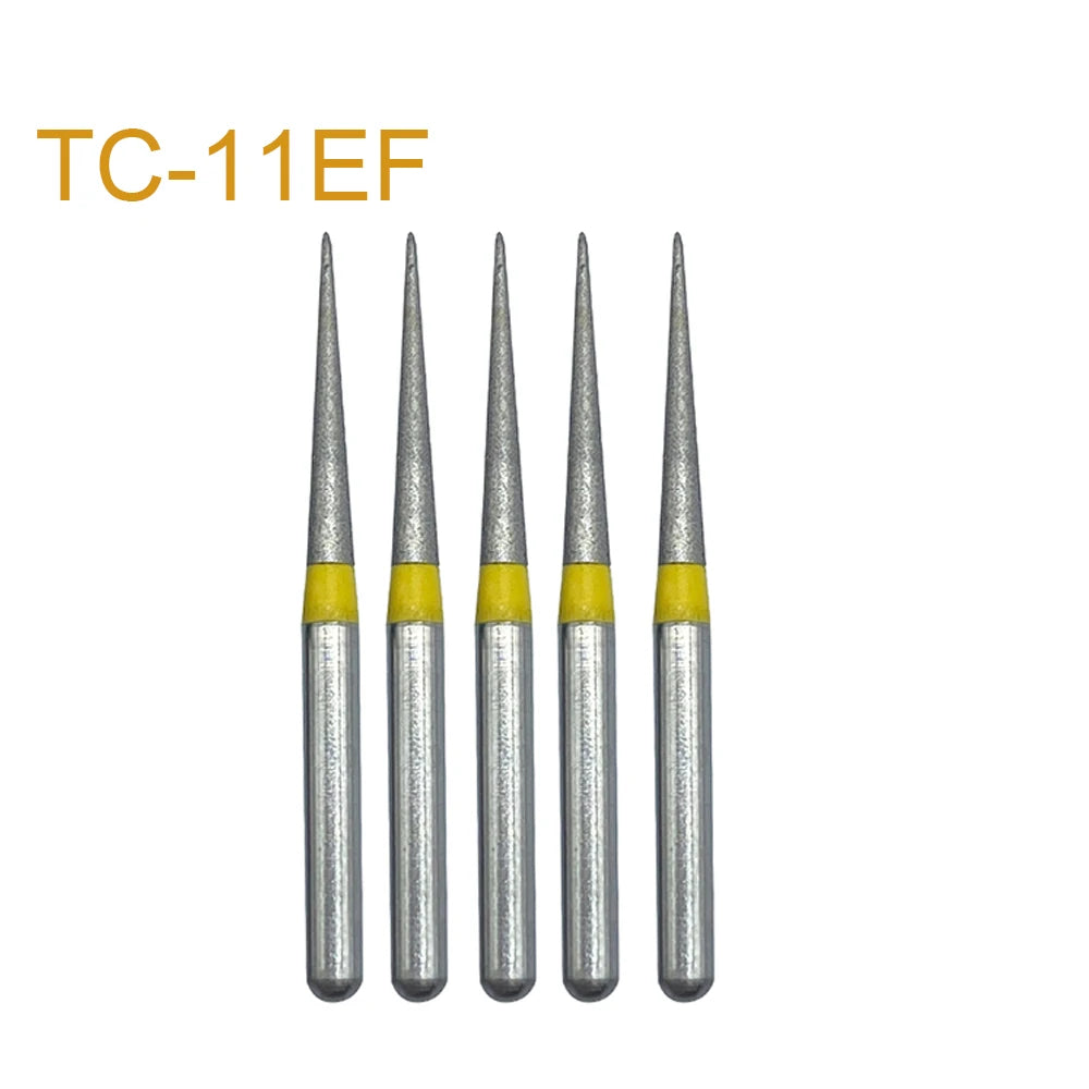 5pcs FG Dia 1.6mm Dental Drills – High-Speed Handpiece Diamond Burs for Teeth Whitening