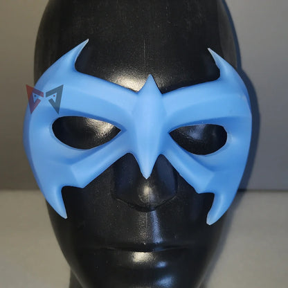Handmade Nightwing Cosplay Eye Patch Mask – Blue Halloween & Christmas Party Accessory