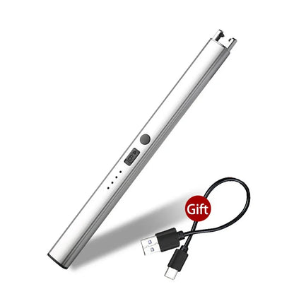Electric Arc Plasma Lighter – USB Rechargeable Windproof Flameless Candle, Kitchen & Outdoor BBQ Ignition