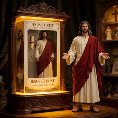 Jesus Open Arms Blessing Statue - 1/6 Scale Hand-Painted Christ Figurine for Home Decor