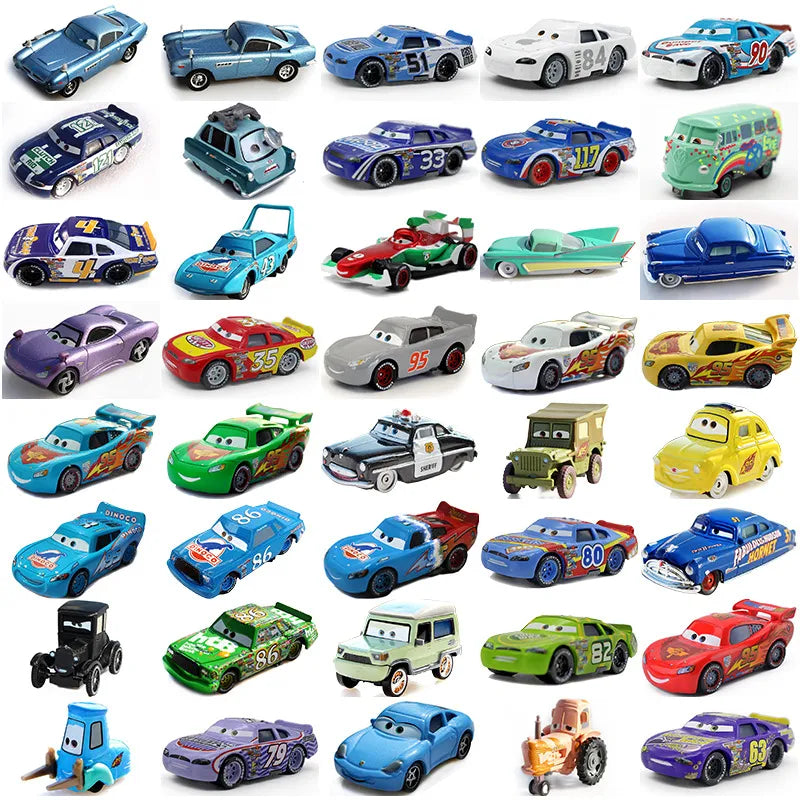 Disney Pixar Cars 3 Lightning McQueen Mack Uncle Collection - 1:55 Diecast Model Car Toy - Perfect Children's Gift