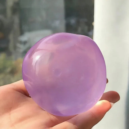 Moldable Pearl Coconut Oil Squishy Toy - Slow-Rising Sensory Stress Relief Ball