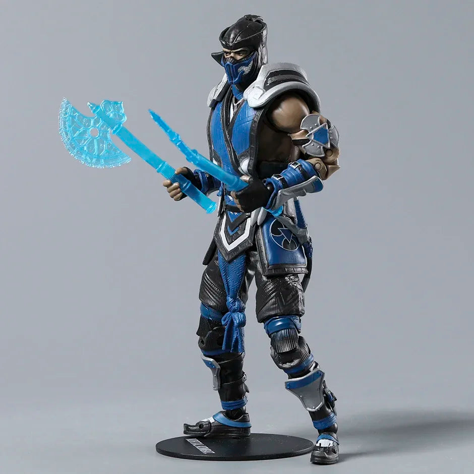 Scorpion & Sub-Zero Mortal Kombat 7" Action Figures – Exclusive Series 1 Movie Collectible Toy Dolls