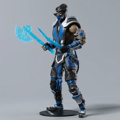 Scorpion & Sub-Zero Mortal Kombat 7" Action Figures – Exclusive Series 1 Movie Collectible Toy Dolls