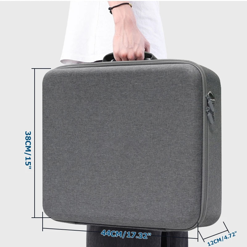 DATA FROG Portable Travel Storage Shoulder Bag – Waterproof Backpack for PS5 Console, Controller & Accessories