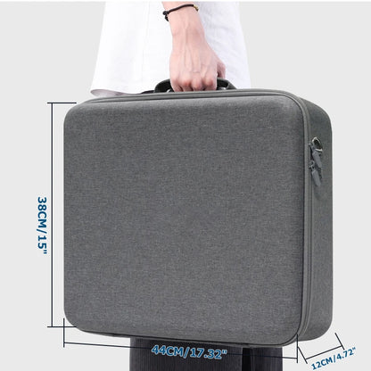 DATA FROG Portable Travel Storage Shoulder Bag – Waterproof Backpack for PS5 Console, Controller & Accessories