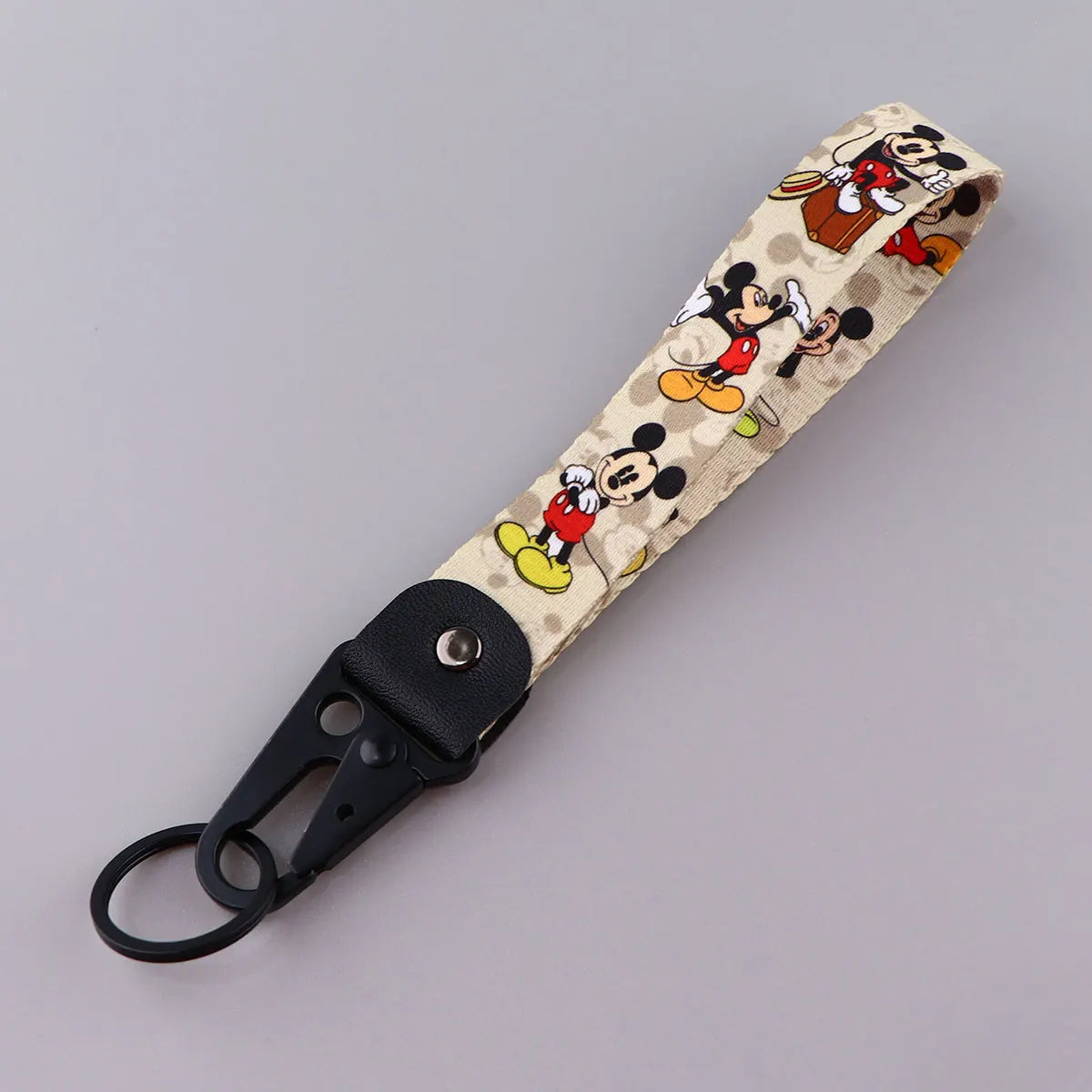 Mickey Mouse & Marie Cat Keychain – Eagle Beak Key Holder for Cars, Motorcycles & Backpacks