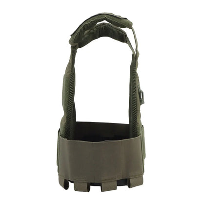 FCPC Tactical Vest Ferro – Lightweight Folding Airsoft Plate Carrier with Breathable Design, Portable Hunting Mag Pouch & Army Equipment