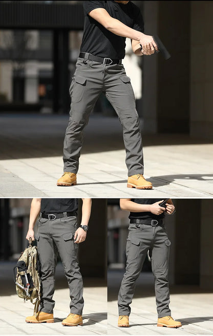 Spring-Autumn Water-Resistant Tactical Hiking Pants – Stretch Desert Camouflage Military Utility Trousers