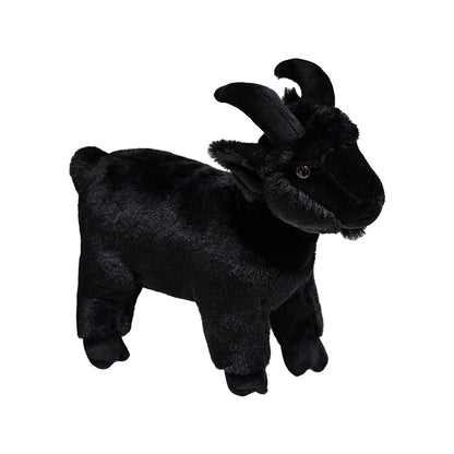30/40cm Ranch Animal Plush Toy — Soft Lifelike Black & White Goat Simulation Doll, Cute Mountain Animal for Kids, Halloween Gift