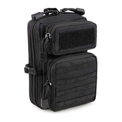 Tactical Multifunction Waist Bag – Molle Travel Pouch, EDC Phone Holder, Fanny Pack for Camping, Hiking & Hunting