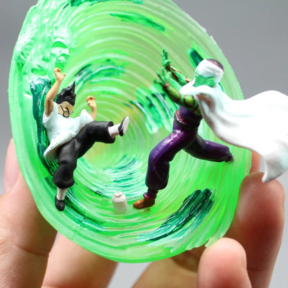 6cm Dragon Ball Z Action Figure | Piccolo & Master Roshi PVC Collectible Anime Figurines, Mafuba Statue Model Toys