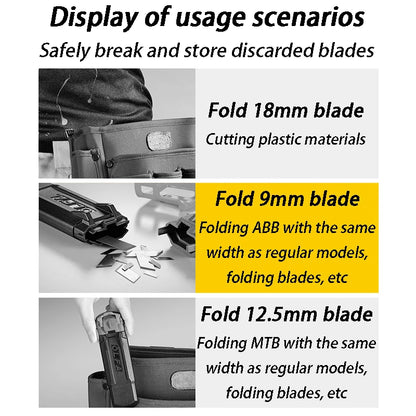 DC-7 Blade Storage & Disposal Box - Portable Safety Organizer for Thin Art Blades and Blade Handling