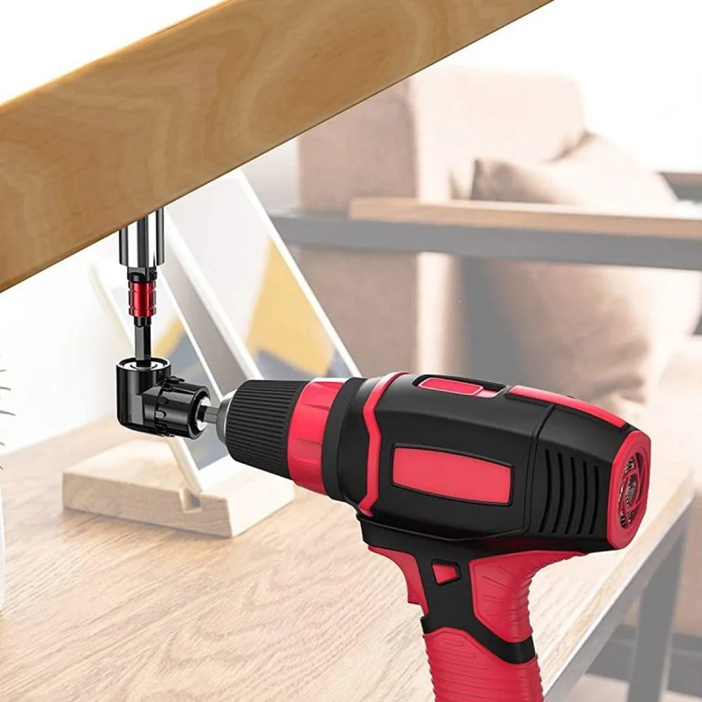 Impact Grade 105 Degree Angle Socket Adapter: Power Hand Tool Part Driver Extension Set - Screwdriver Holder Drill Nut Attachment