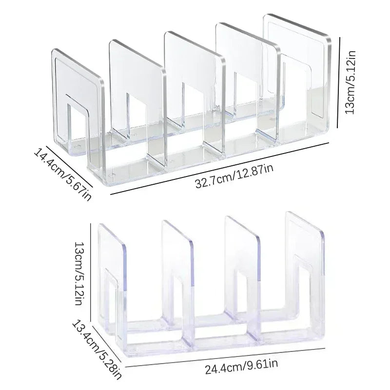 Acrylic Handbag Storage Rack – Transparent Divider Organizer for Luxury Bags Display & Storage