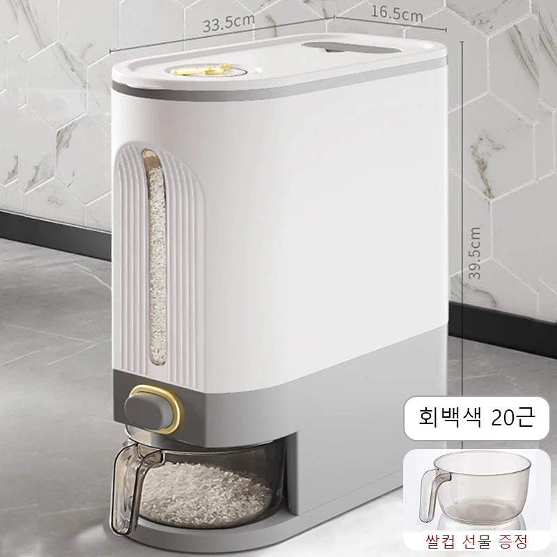 Home Rice Bucket - Insect-Proof & Moisture-Proof Food-Grade Sealed Storage Container for Rice