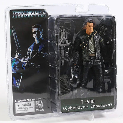 NECA Terminator 2 T-800 Arnold Schwarzenegger PVC Action Figure - 7" 18cm Collectible Model Toy