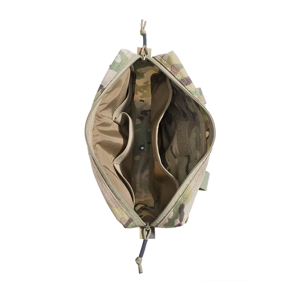 Outdoor Tactical JPC/CPC Vest – Large FC Sub-Pouch with Expanded Lower Belly MOLLE Tactical Chest Pouch
