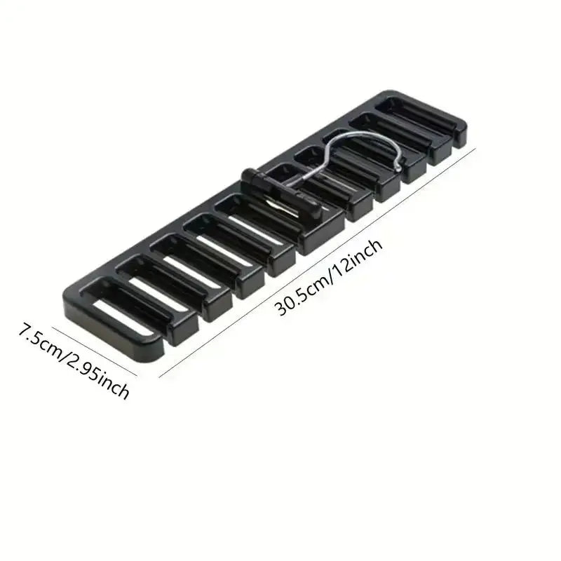 Rotating Tie & Belt Hanger — Multifunctional Scarf Organizer for Home Closet Storage Rack