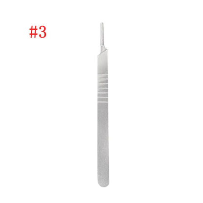 Carbon Steel Surgical Scalpel Set – Blades & Handle for DIY Cutting, PCB Repair, and Animal Surgery