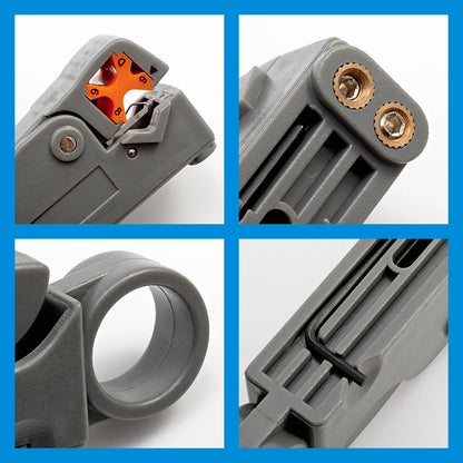 Wire Stripping Pliers - Stainless Steel Insulated Cable Stripper with Hex Wrench for Electrical Work