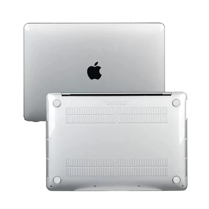 Crystal Clear MacBook Case - Protective Cover for MacBook Pro 14/16 & MacBook Air 13.6 M2–M5 Models